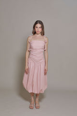 Vestido Purificación Rosado