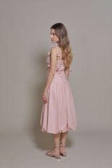 Vestido Purificación Rosado