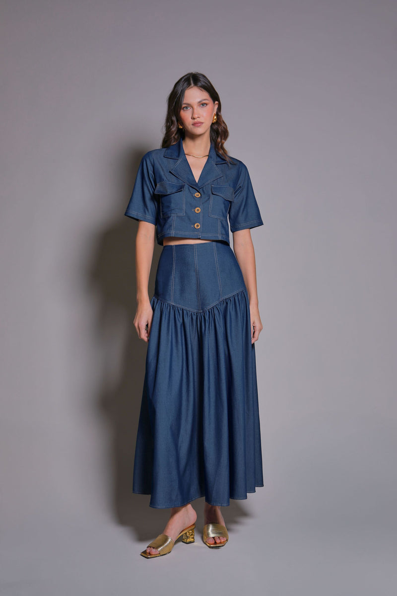 Set Elvira Chambray