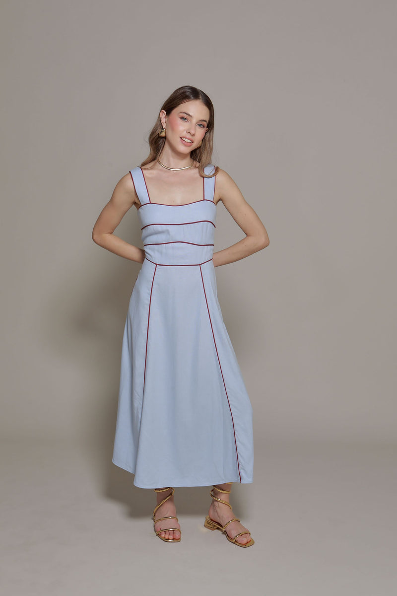 Vestido Felissa Azul