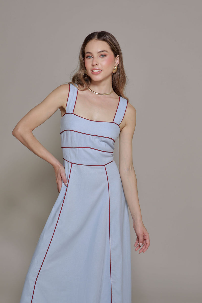 Vestido Felissa Azul