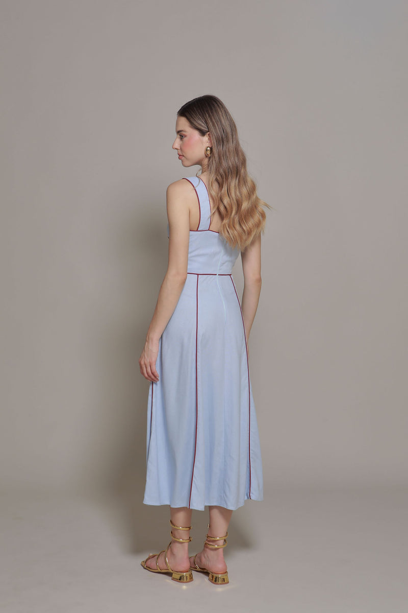 Vestido Felissa Azul