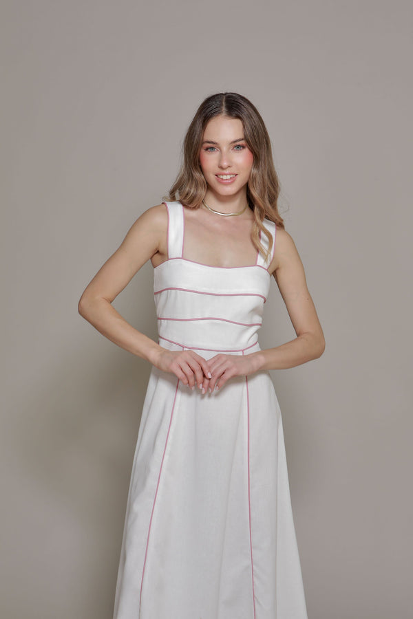 Vestido Felissa Ivory
