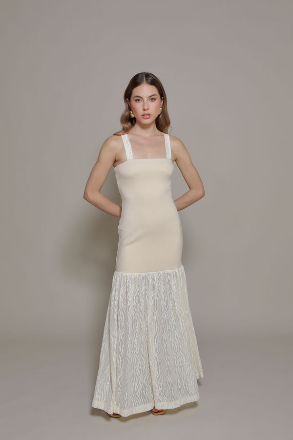 Vestido Petra Ivory