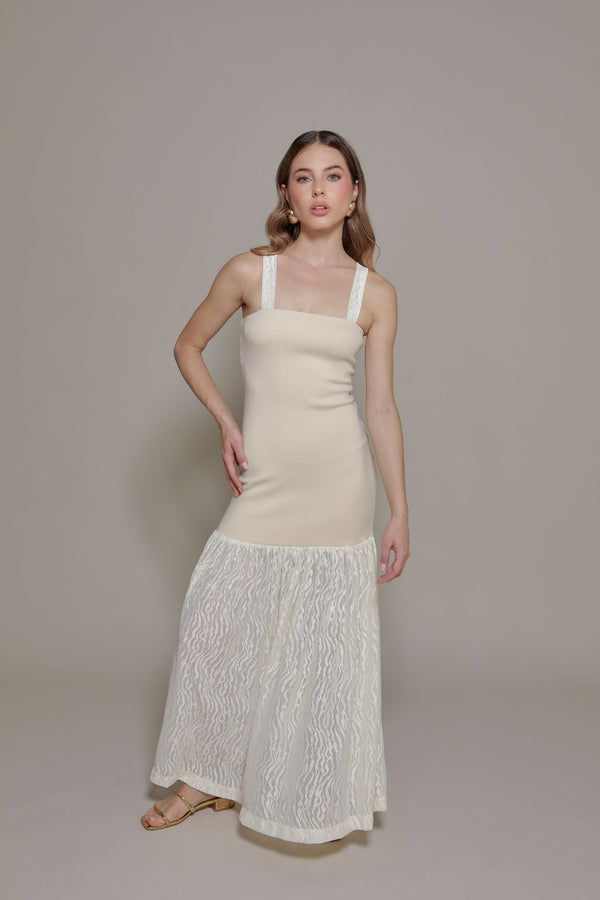 Vestido Petra Ivory