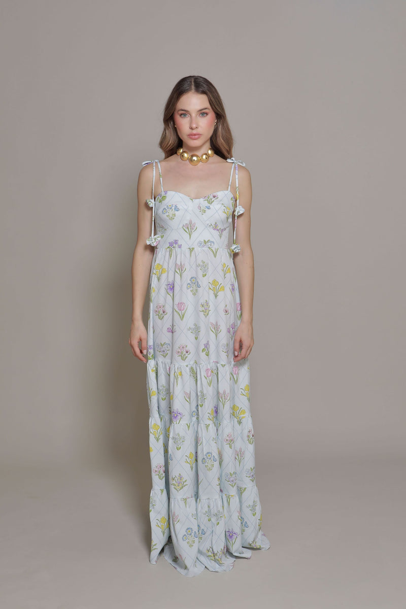 Vestido Tiziana Azul