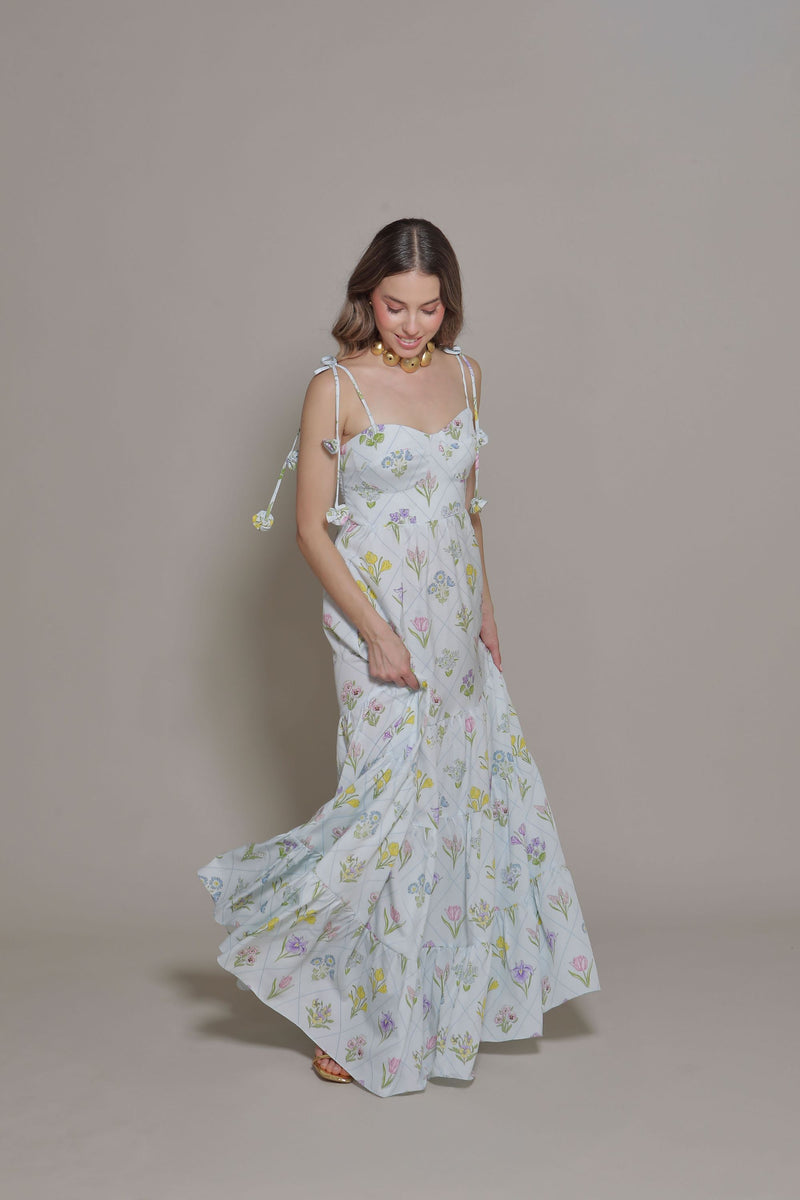 Vestido Tiziana Azul